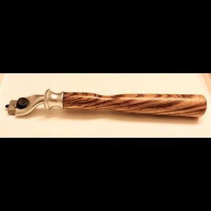 Hand-crafted, Wood-handled Shaving Razor